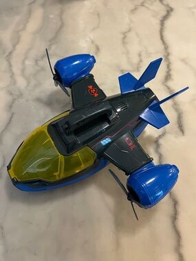 Paw Patrol Dark Blue and Yellow Rescue Plane with Red Logo